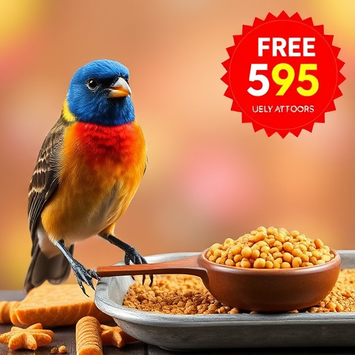 Bird food subscription with promotional offer