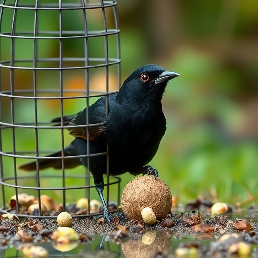 Revolutionize Bird Feeding Safety with Metal Fat Ball Feeder