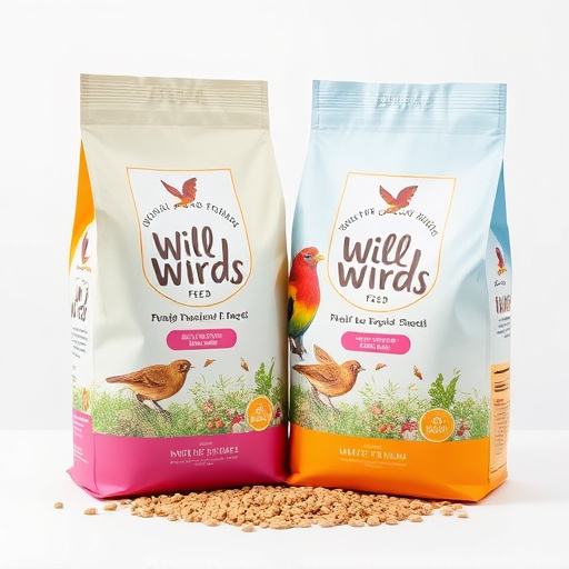Branded UK wild bird feed packaging
