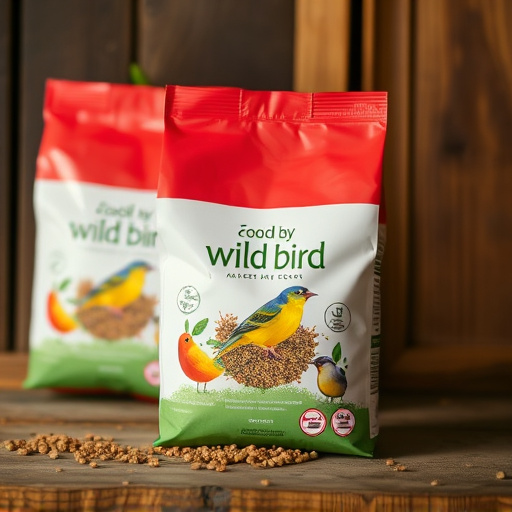 Branded UK wild bird feed packaging