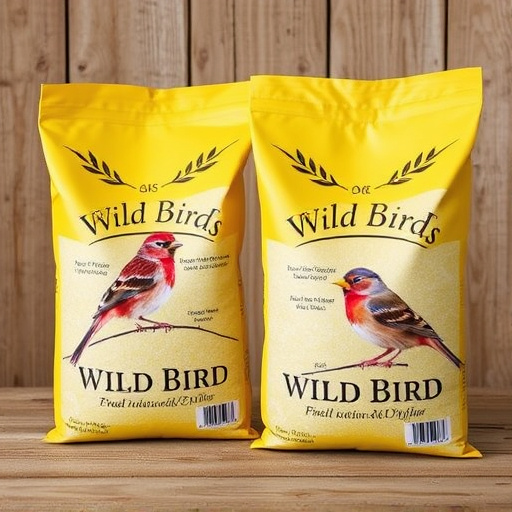 Branded UK wild bird seed bags
