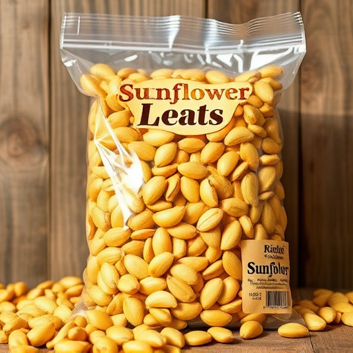 Bulk bag of sunflower hearts for feeding