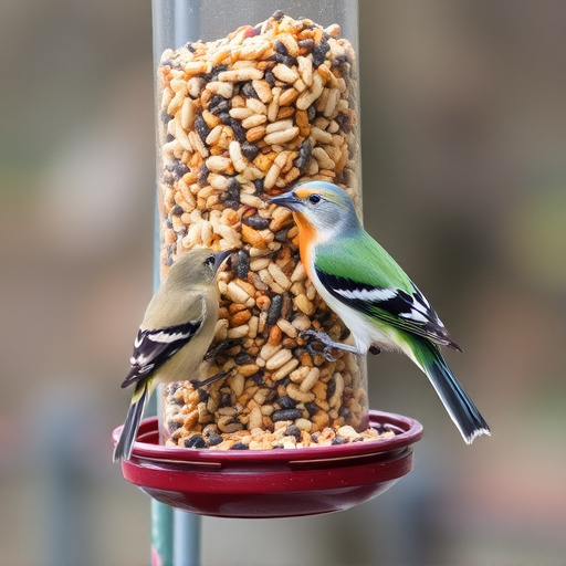 Bulk bird seed ready for feeders