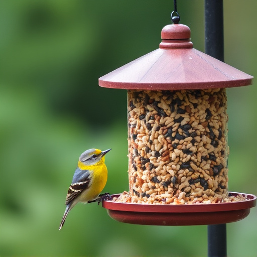 Bulk bird seed ready for feeders