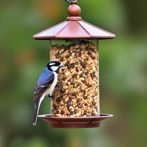 Bulk bird seed ready for feeders
