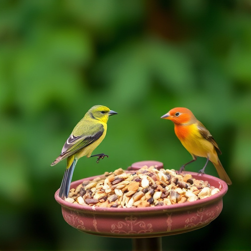Bulk bird seed ready for feeders