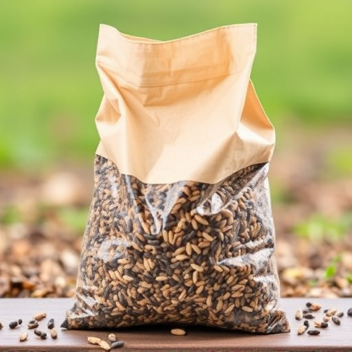 Bulk delivery bag of bird seed