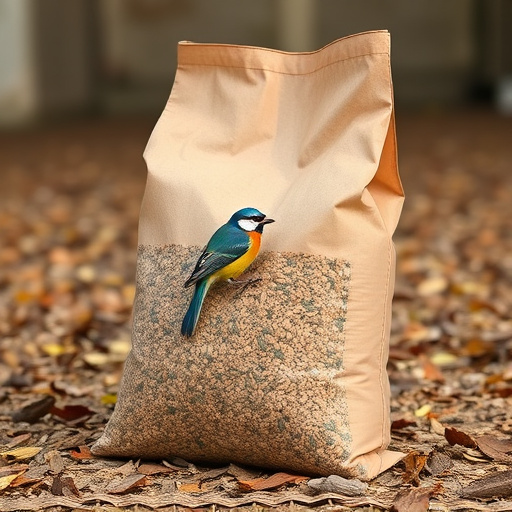 Bulk delivery bag of bird seed