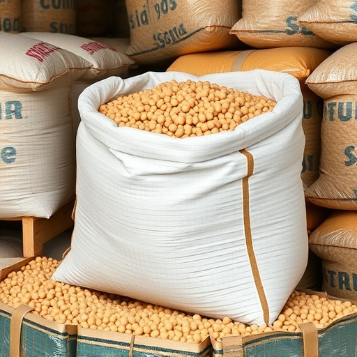 Bulk supply of suet pellets in sack