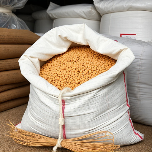 Bulk supply of suet pellets in sack
