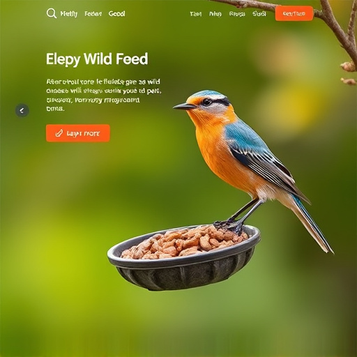 Checkout page for wild bird food