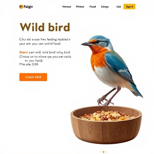 Checkout page for wild bird food