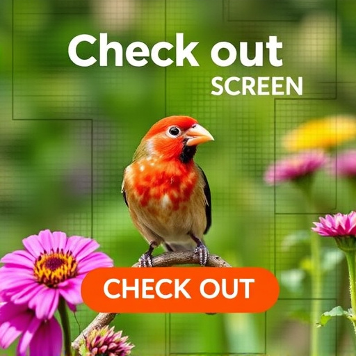 Checkout screen for garden bird supplies