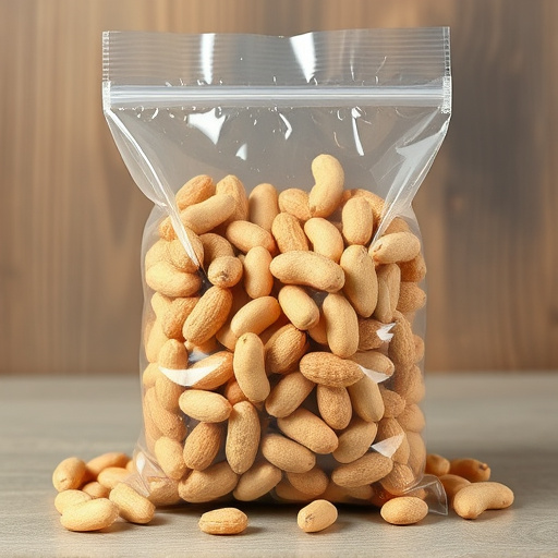 Clear bag of bird peanuts bulk buy
