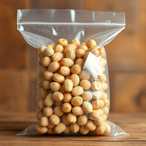 Clear bag of bird peanuts bulk buy