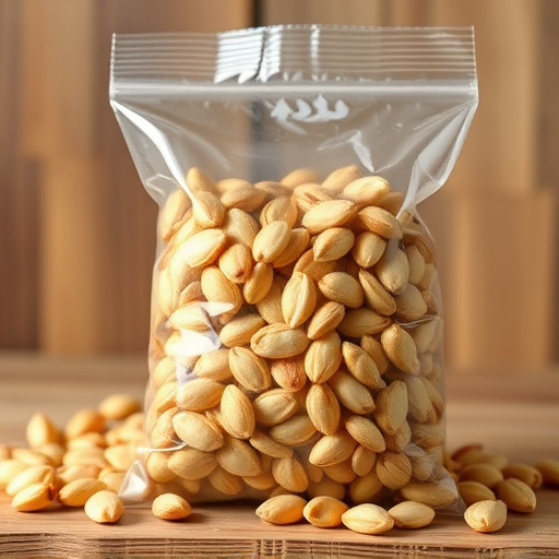 Clear bag of hulled sunflower hearts