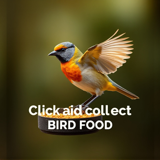 Click-and-collect bird food website banner