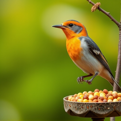 Click-and-collect bird food website banner