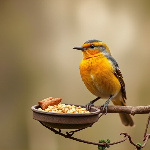 Click-and-collect bird food website banner