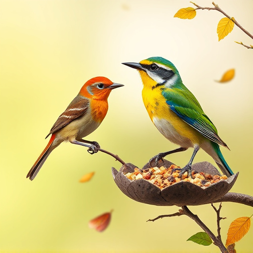 Click-and-collect bird food website banner