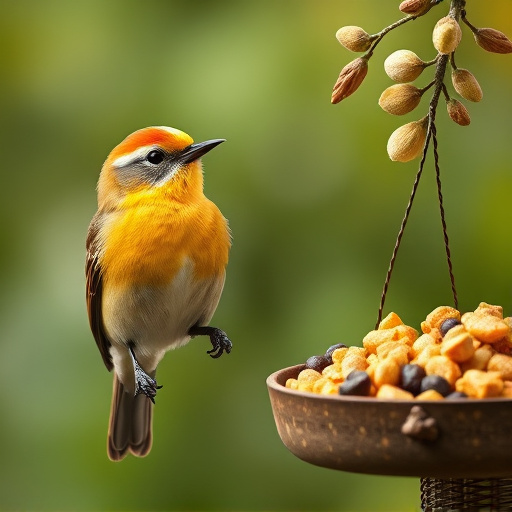 Click-and-collect bird food website banner