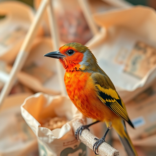 Close-up of affordable bird food bags