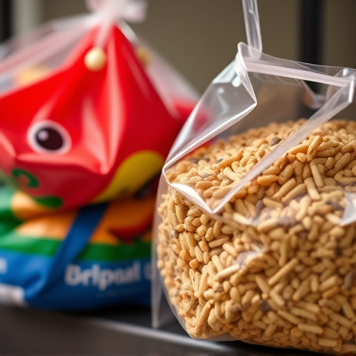Close-up of affordable bird food bags