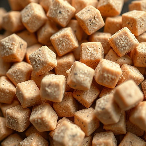 Close-up of high-energy suet pellets