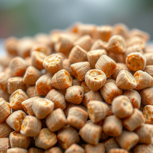 Close-up of high-energy suet pellets