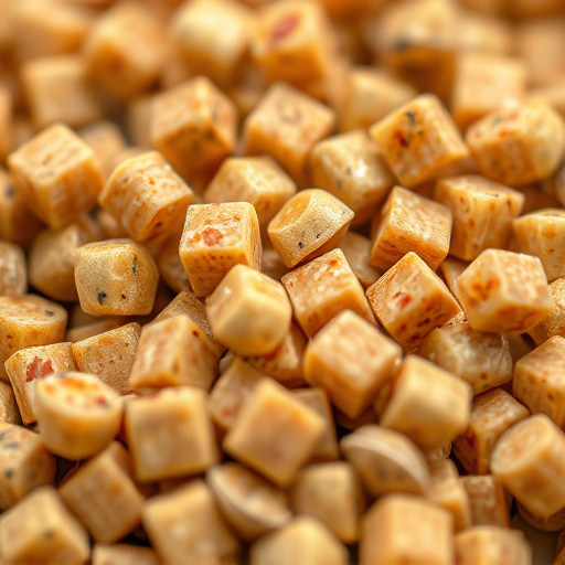 Close-up of high-energy suet pellets