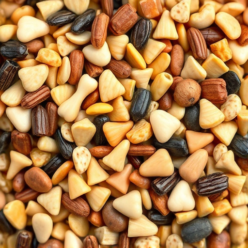 Close-up of mixed bird seed blend