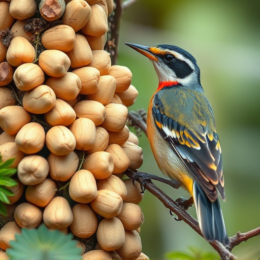 Close-up of peanuts for garden birds