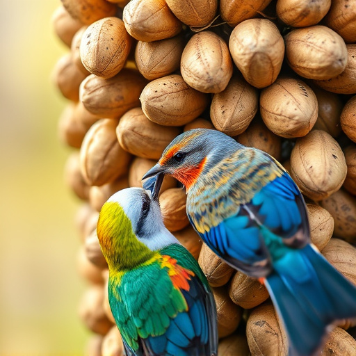 Close-up of peanuts for garden birds