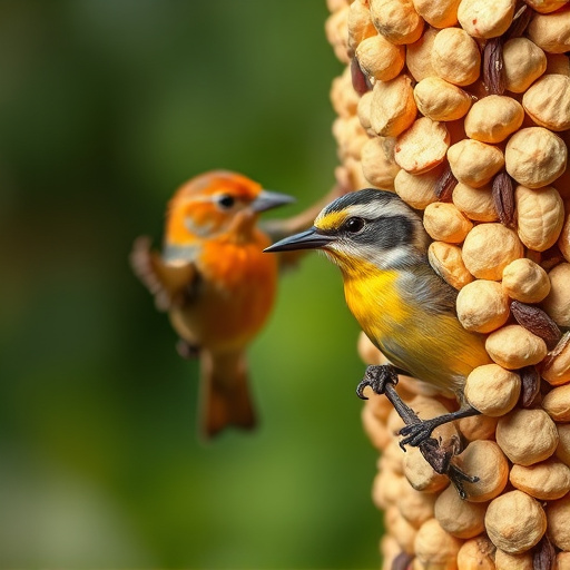 Close-up of peanuts for garden birds