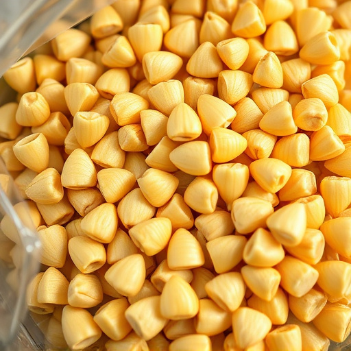 Close-up of premium sunflower hearts in bag