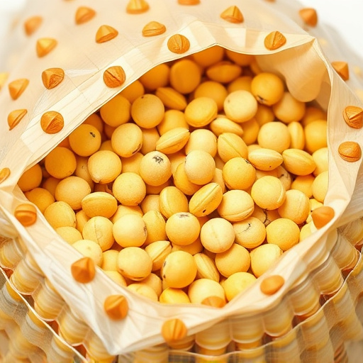 Close-up of premium sunflower hearts in bag