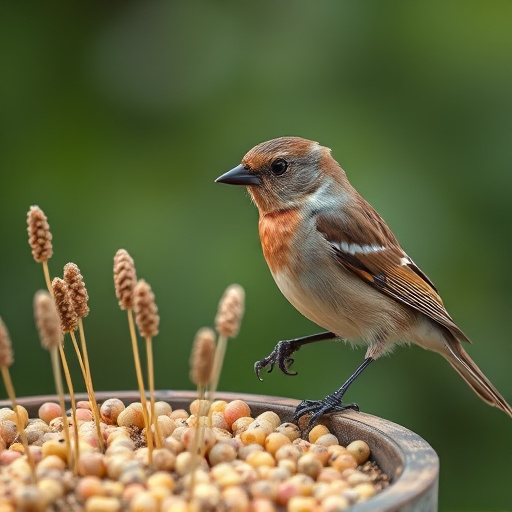 Close-up of seeds for garden birds