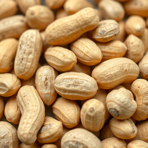 Close-up of shelled peanuts for wildlife