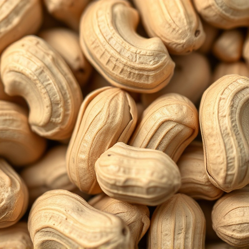Close-up of shelled peanuts for wildlife