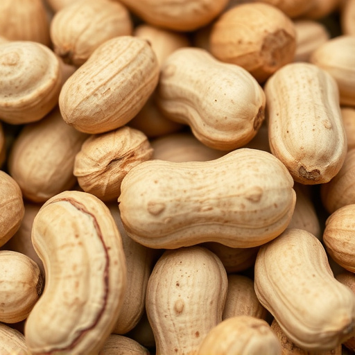 Close-up of shelled peanuts for wildlife