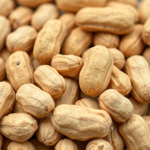 Close-up of shelled peanuts for wildlife