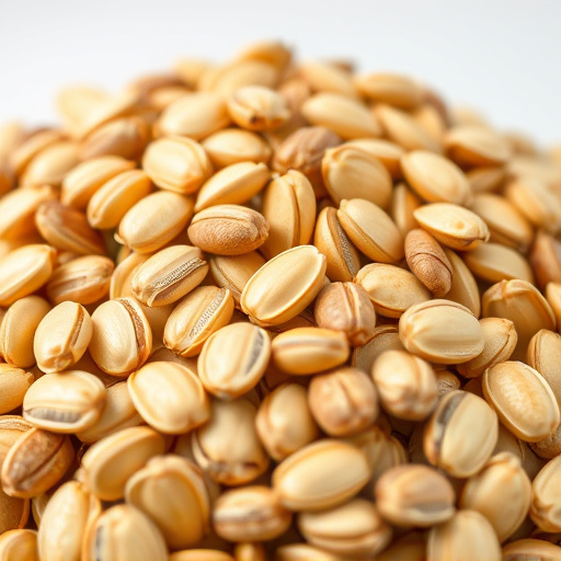 Close-up of shelled sunflower seeds