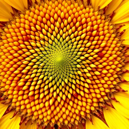 Close-up of sunflower and millet seeds