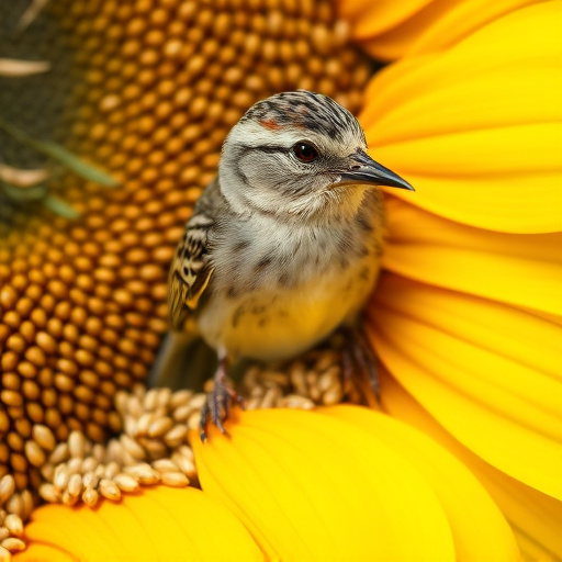 Close-up of sunflower bird seed