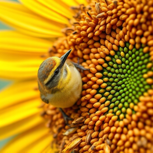 Close-up of sunflower bird seed