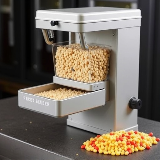 Compact feeder designed for clean feeding