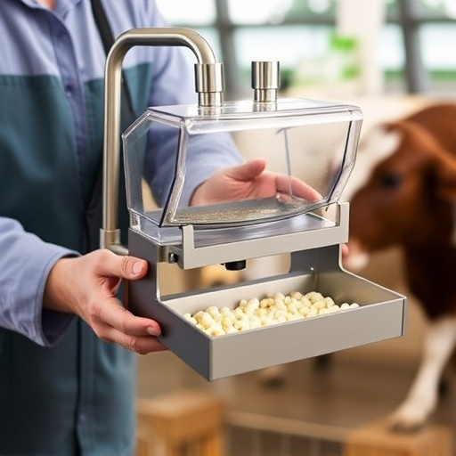 Compact feeder designed for clean feeding