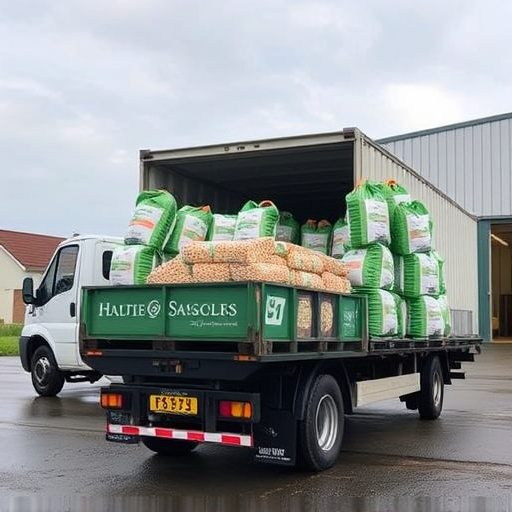 Delivery of bulk bird food supplies