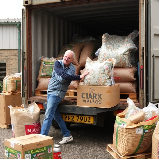Delivery of bulk bird food supplies