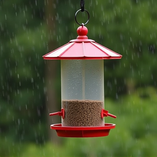 Durable feeder against wind and rain